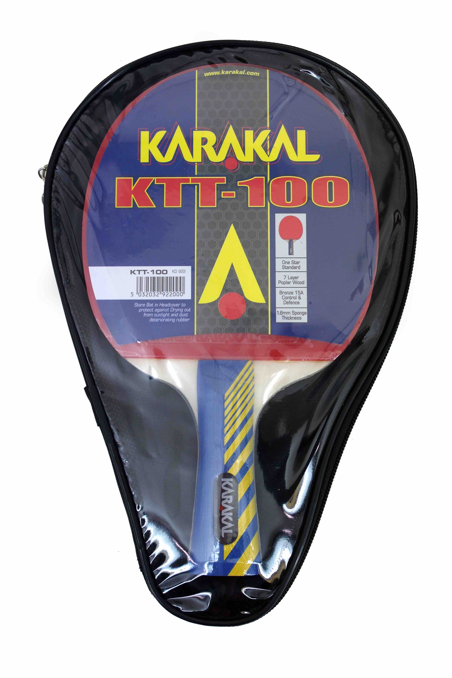 Raqueta de tenis de mesa Karakal KT100