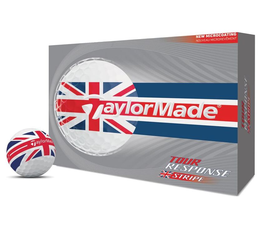 Boite de 12 Balles de Golf TaylorMade Tour Response Stripe UK
