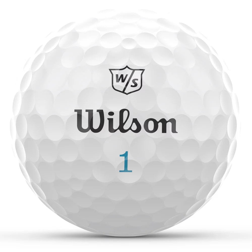 Pelotas de golf Wilson Duo Soft blancas para mujer