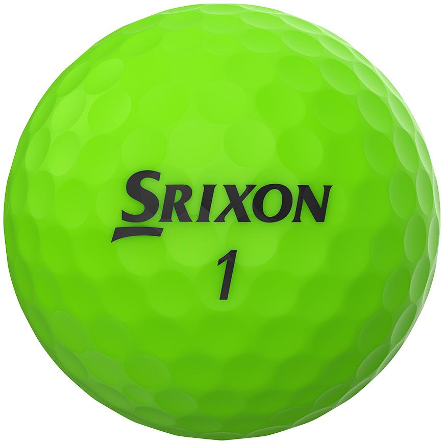 Box of 12 Srixon Soft Feel Brite Green Golf Balls