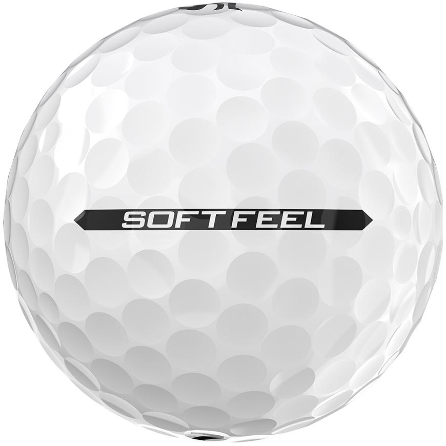 Caja de 12 pelotas de golf Srixon Soft Feel blancas (nuevas)