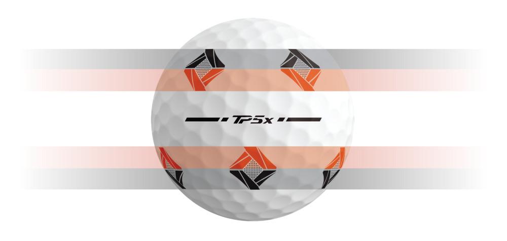Boite de 12 Balles de Golf TaylorMade TP5 X Pix
