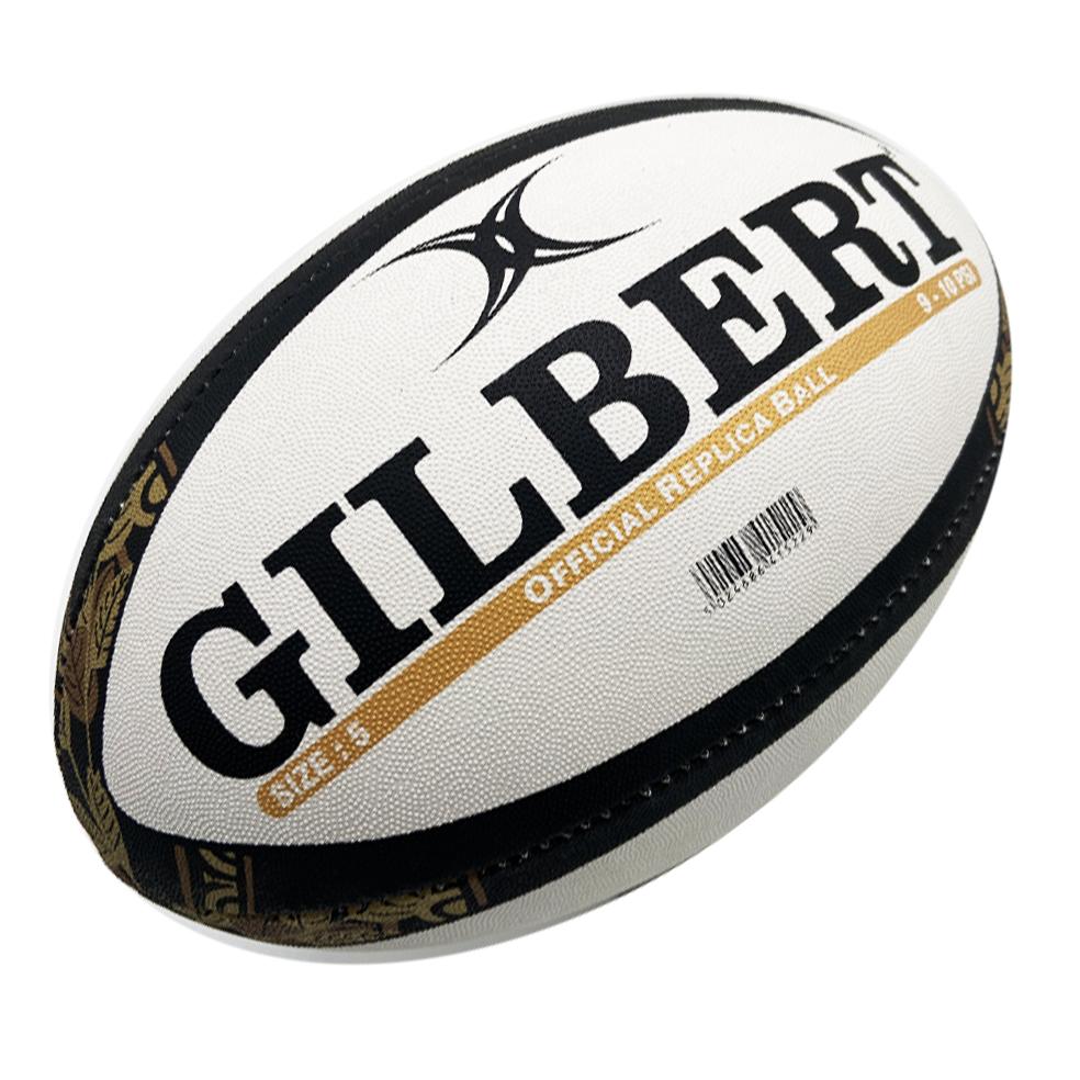 Réplica del balón de rugby Gilbert, final del TOP 14 de 2025