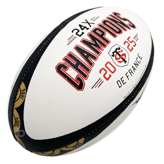 Balón de rugby Gilbert del Stade Toulousain, 24 veces campeón en 2025
