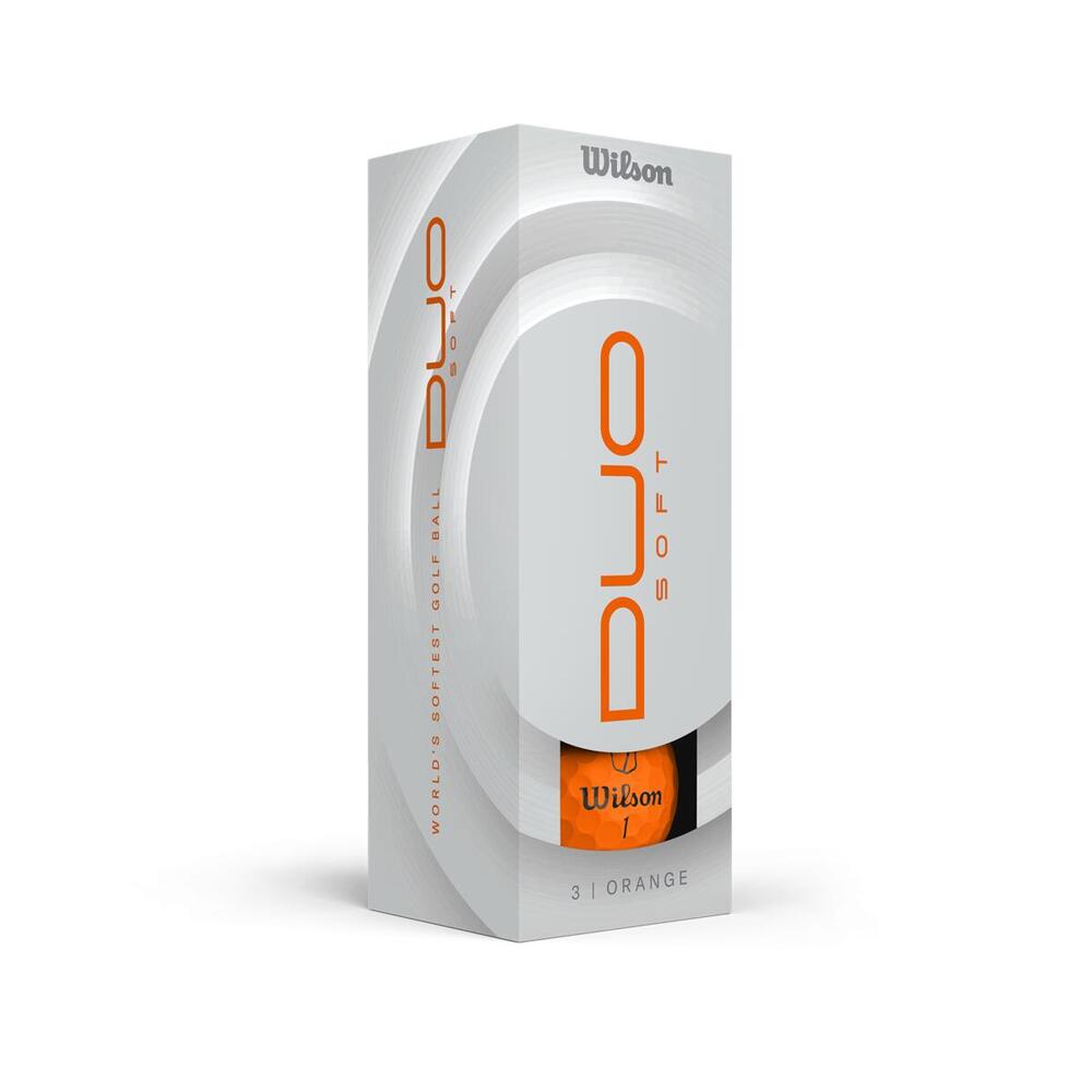 Wilson Duo Soft Orange Golf Balls