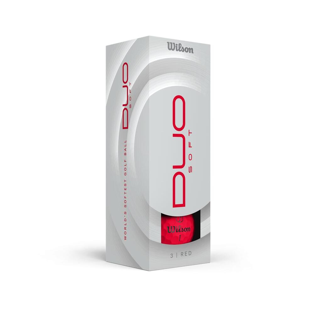 Wilson Duo Soft Red Golf Balls