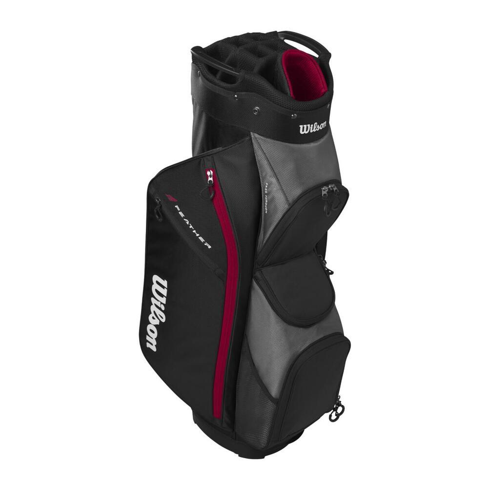 Sac de Golf Chariot Wilson Feather Rouge Noir