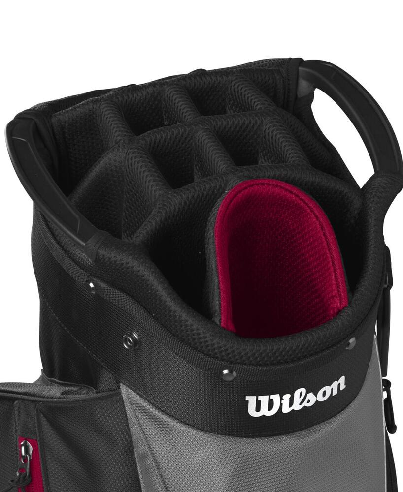 Sac de Golf Chariot Wilson Feather Rouge Noir