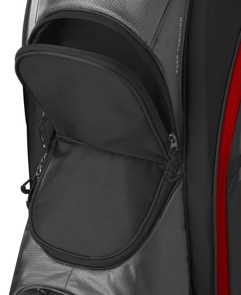Sac de Golf Chariot Wilson Feather Rouge Noir