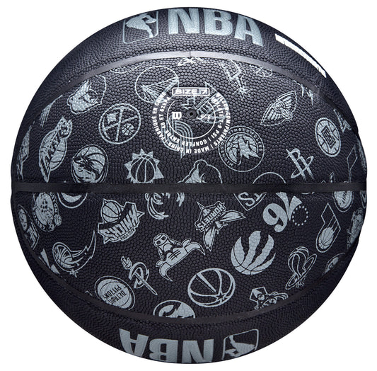 Balón de baloncesto negro Wilson All Team NBA