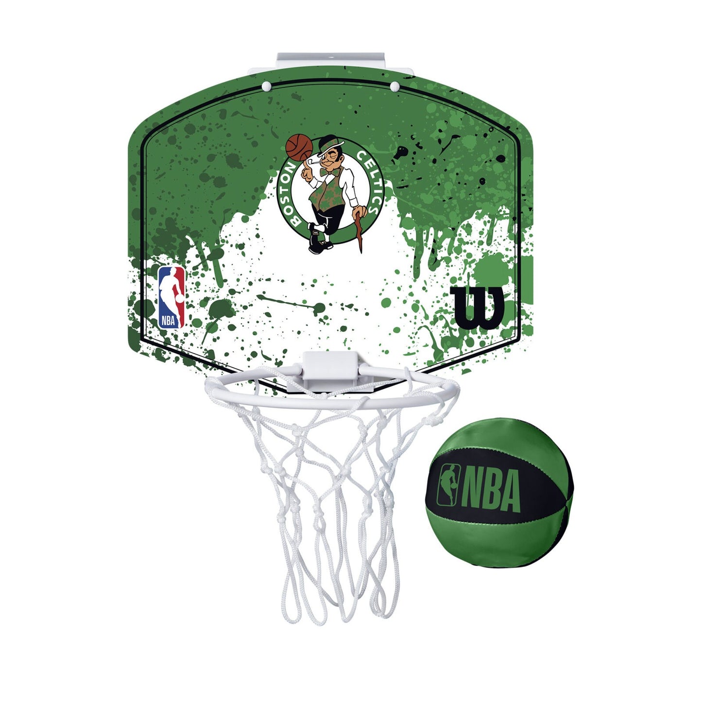 Mini aro de baloncesto Wilson NBA de los Boston Celtics