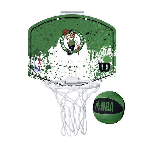 Mini aro de baloncesto Wilson NBA de los Boston Celtics