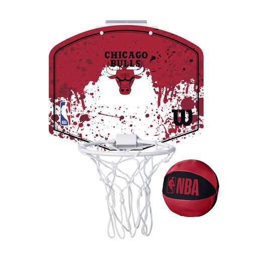 Minicanasta de baloncesto Wilson NBA de los Chicago Bulls