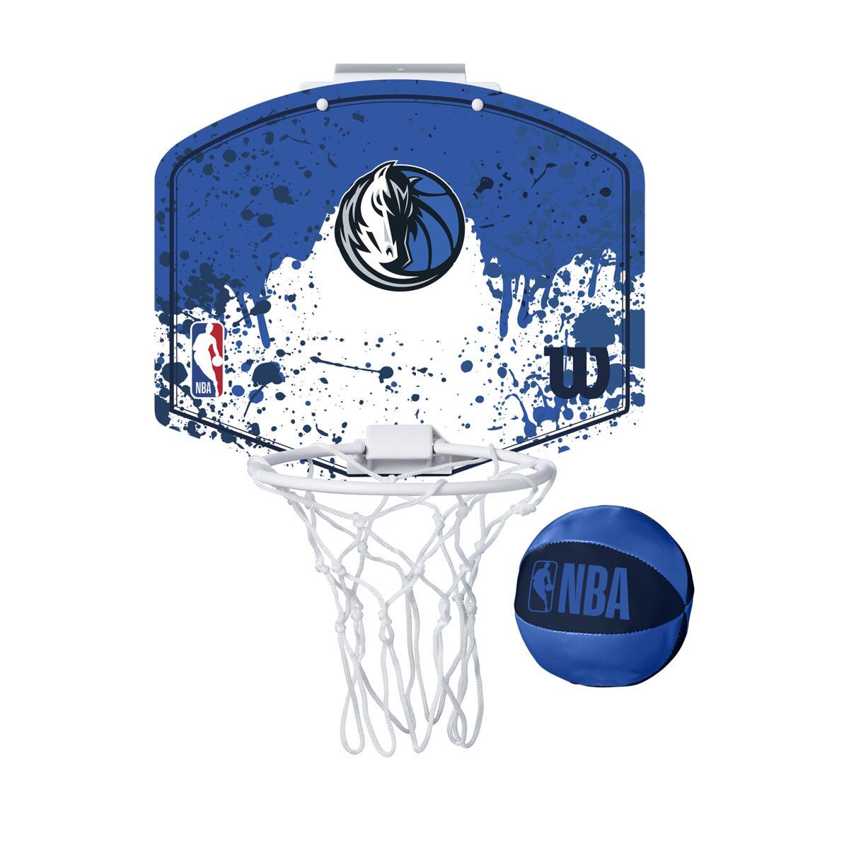 Mini aro de baloncesto Wilson NBA de los Dallas Mavericks