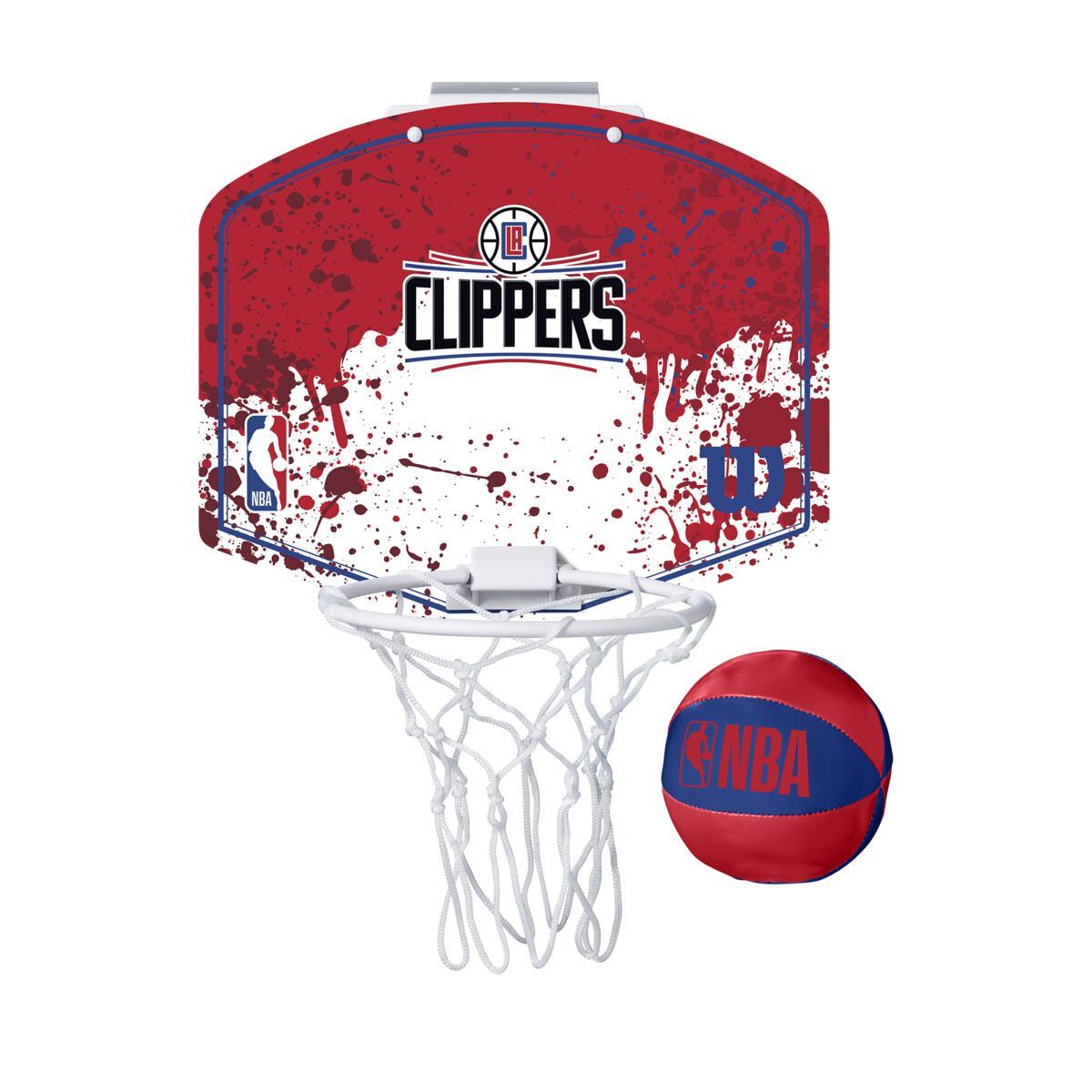 Mini aro de baloncesto Wilson NBA de Los Angeles Clippers