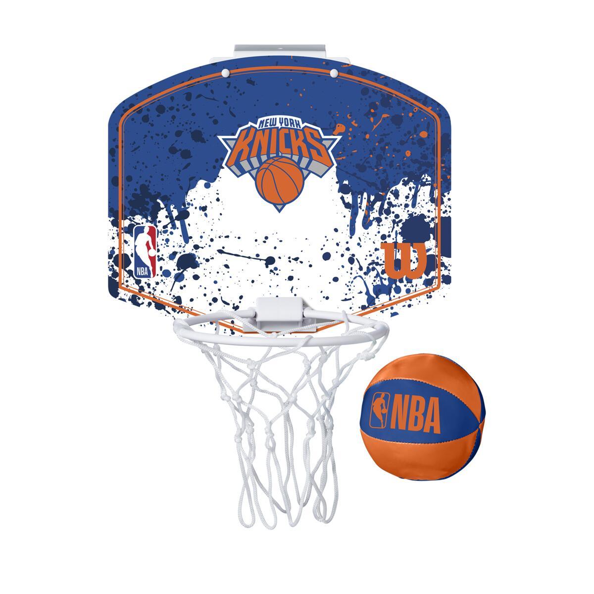 Mini aro de baloncesto Wilson NBA de los New York Knicks
