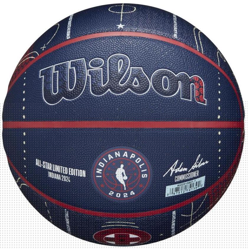 Réplica del balón de baloncesto Wilson All Star Game Indiana 2024