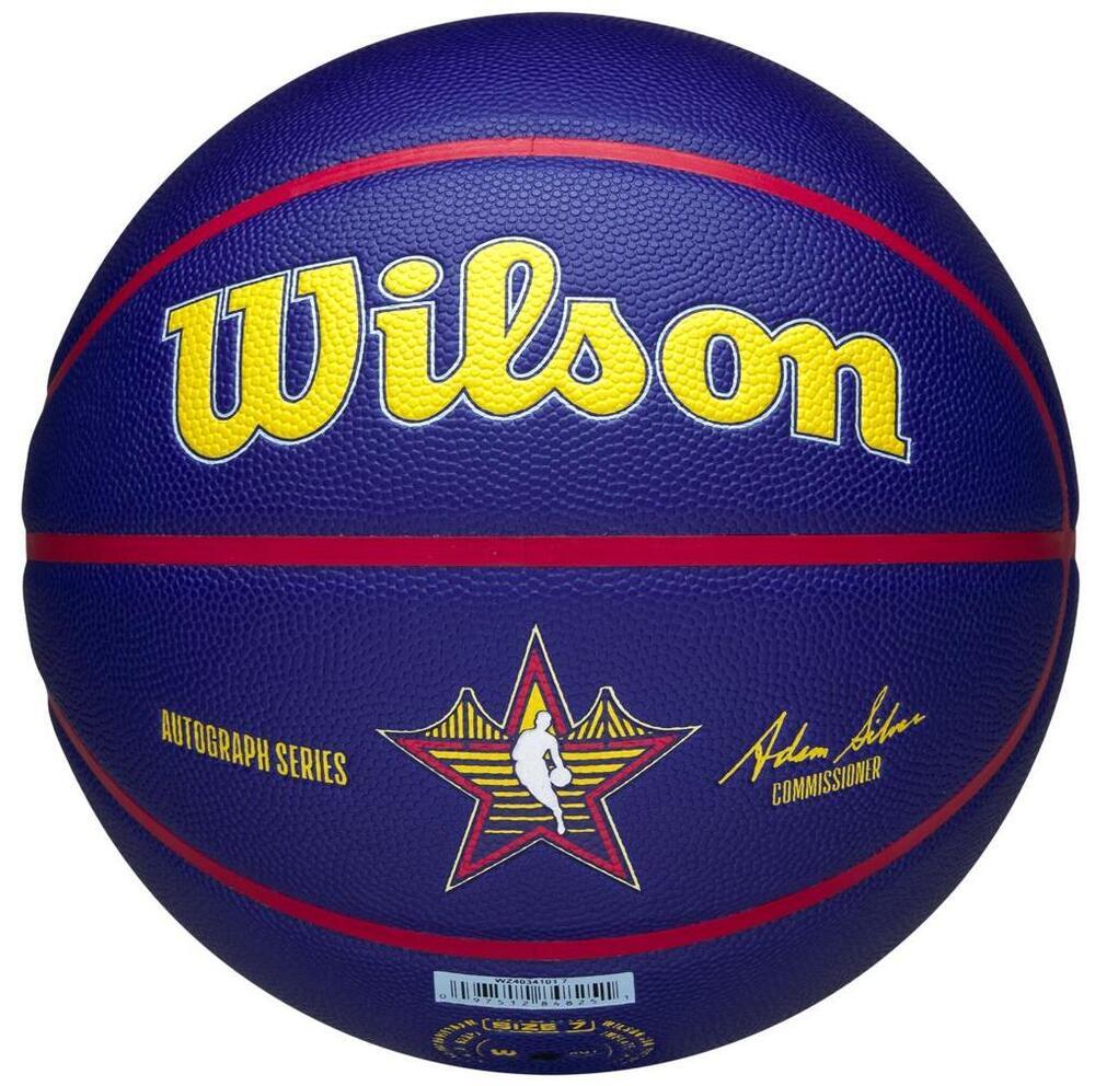 Balón de baloncesto autografiado por el equipo de la NBA Wilson T7