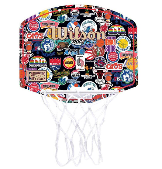Mini panier de basket Wilson NBA Team Rétro