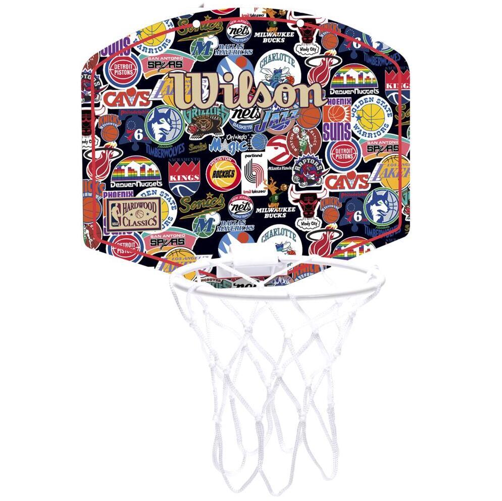 Wilson NBA Team Retro Mini Basketball Hoop