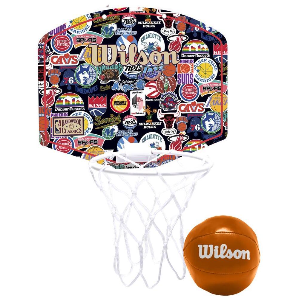 Wilson NBA Team Retro Mini Basketball Hoop