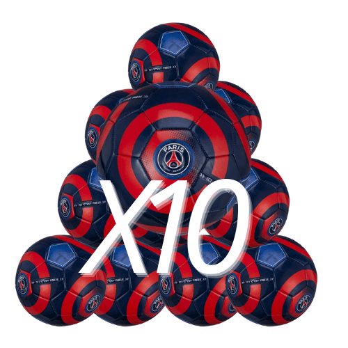 10 balones de fútbol con relieve del PSG