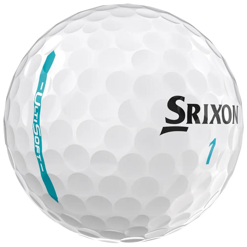 Box of 12 Srixon Ultisoft White Golf Balls (New)