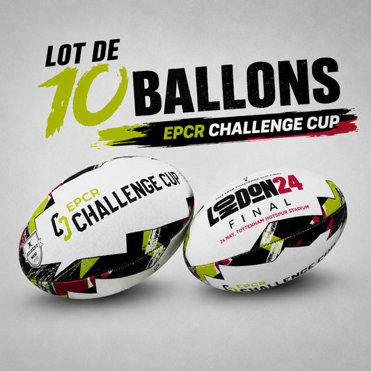 10 Ballons de Rugby Gilbert EPCR Challenge Cup