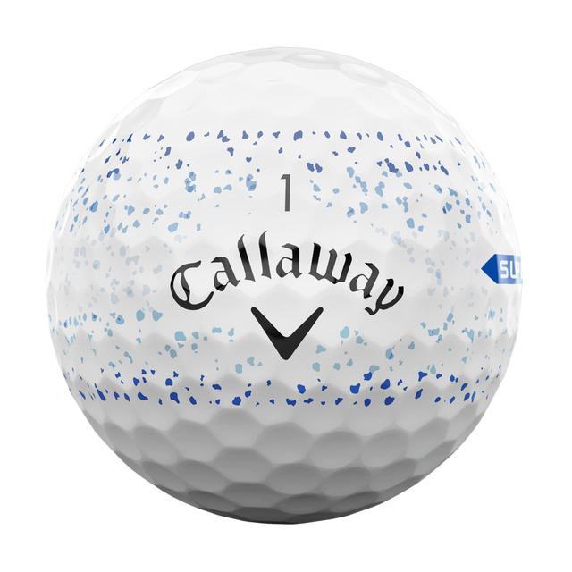 Caja de 12 pelotas de golf Callaway Supersoft Splatter 360 