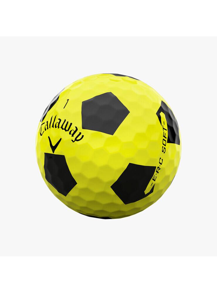 Caja de 12 pelotas de golf Callaway ERC Soft Truvis amarillas