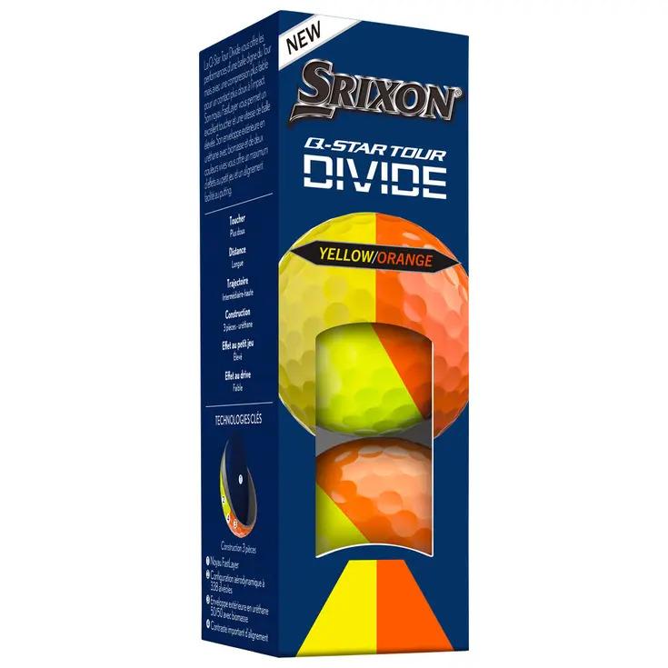 Box of 12 Srixon Q-Star Tour DIVIDE Golf Balls New