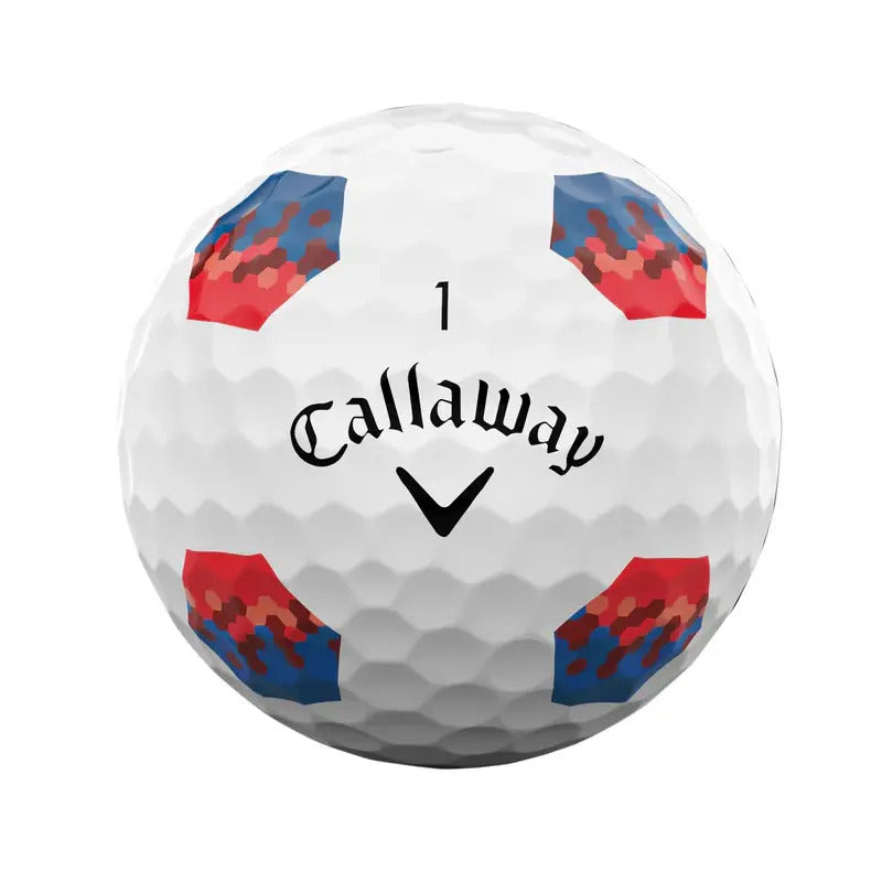 Boite de 12 Balles de Golf Callaway Chrome Tour Trutrack