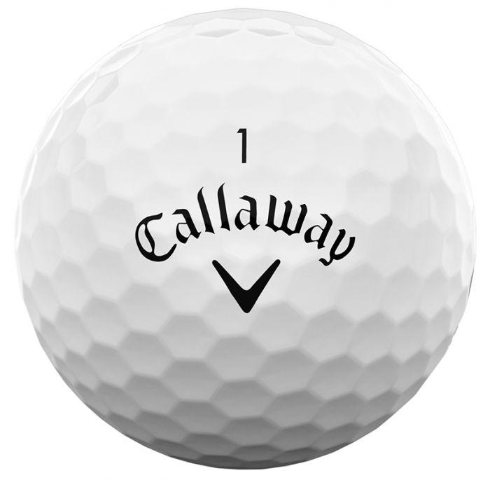 Caja de 12 pelotas de golf Callaway Supersoft blancas