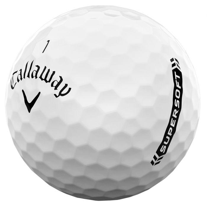 Caja de 12 pelotas de golf Callaway Supersoft blancas