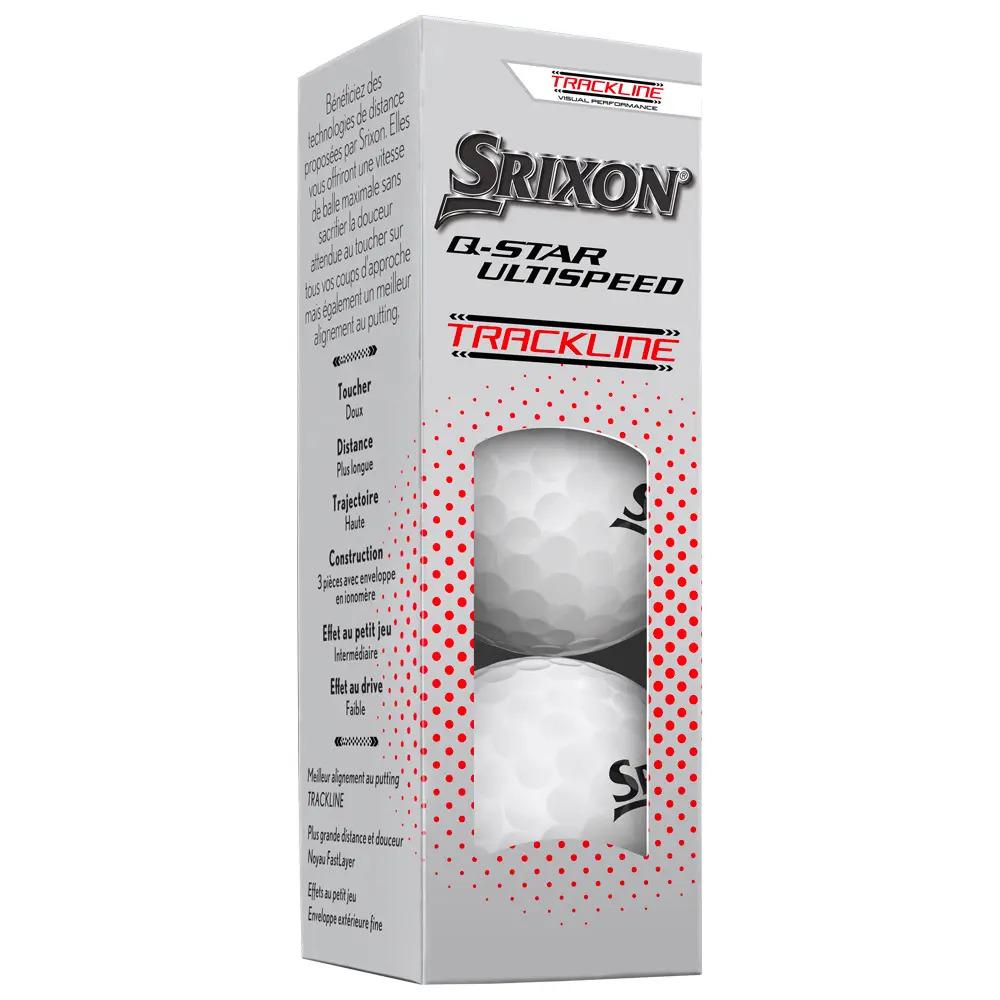 Box of 12 Srixon Ultispeed Trackline Golf Balls