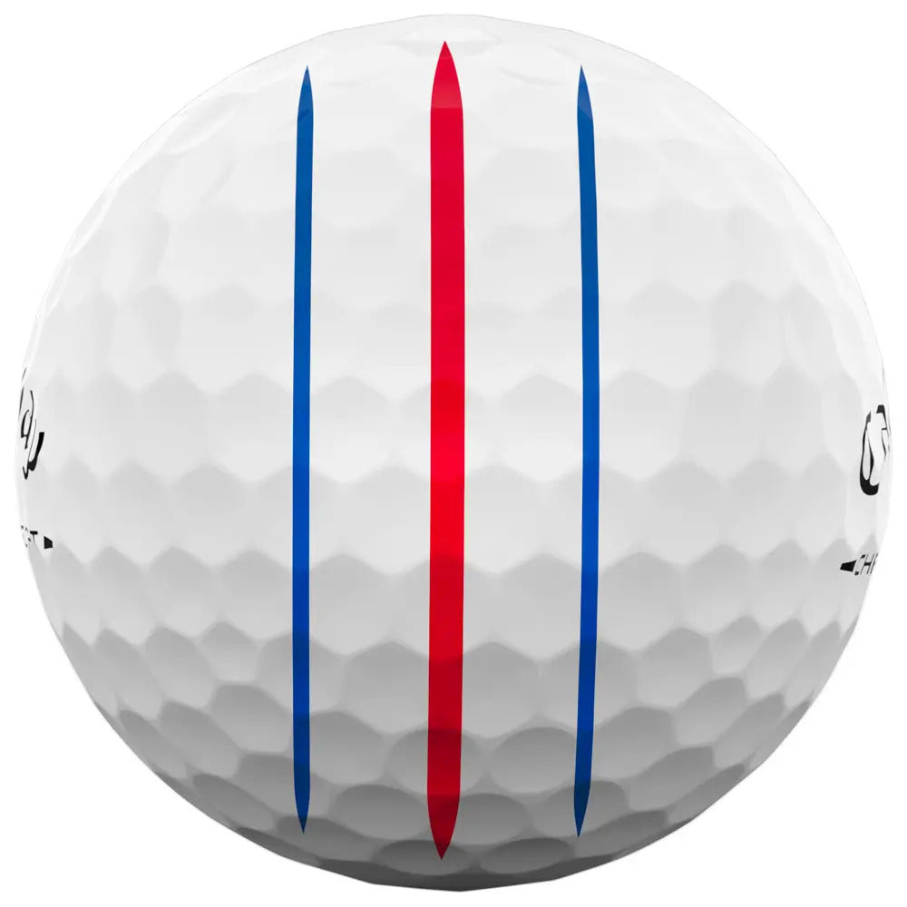 Boite de 12 Balles de Golf Callaway Chrome Soft Triple Track Blanche