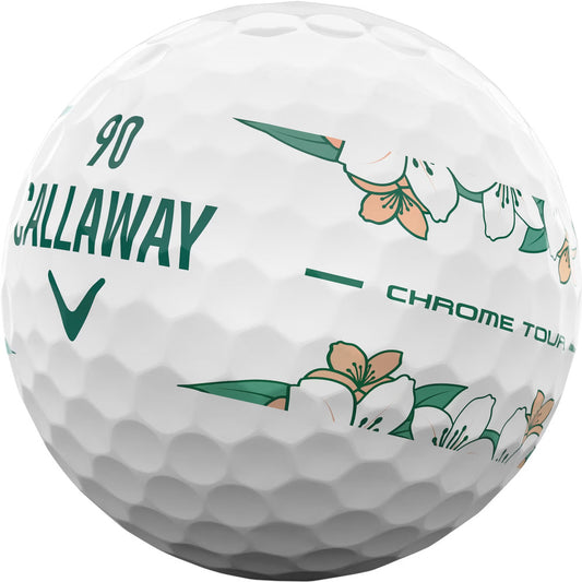 Boite de 12 Balles de Golf Callaway Chrome Tour Major Series