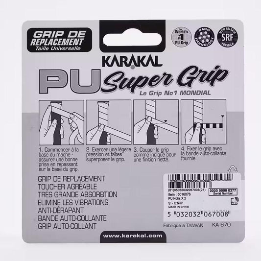 Grip Karakal super PU Orange - Blister de 2