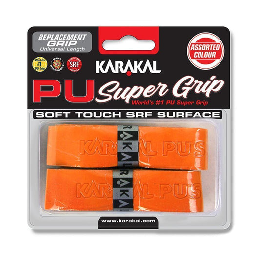 Grip Karakal super PU Orange - Blister de 2
