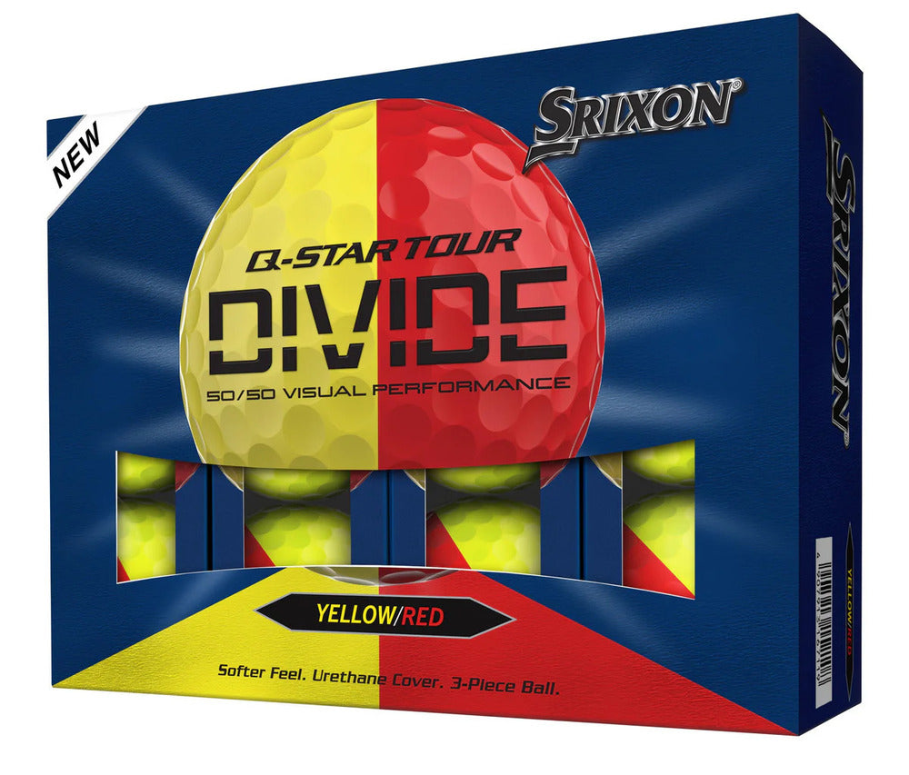 Box of 12 Srixon Q-Star Tour DIVIDE Golf Balls New